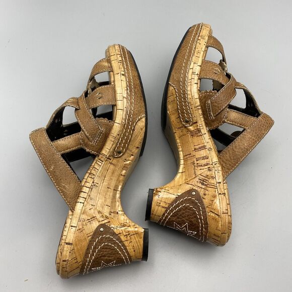 Sonora Sandals Slides Western Leather Womens‎ Size 8 Concho Embellished Mules - Picture 9 of 10